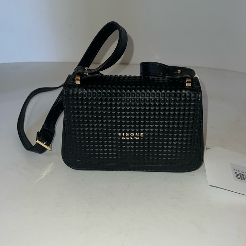 YOOX Mini leather handbag - Made in Italy